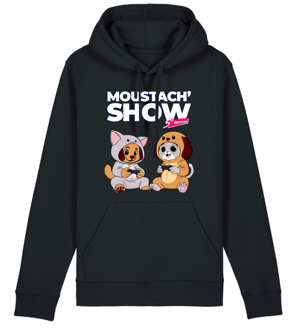 Moustach Show Hoodie black.png