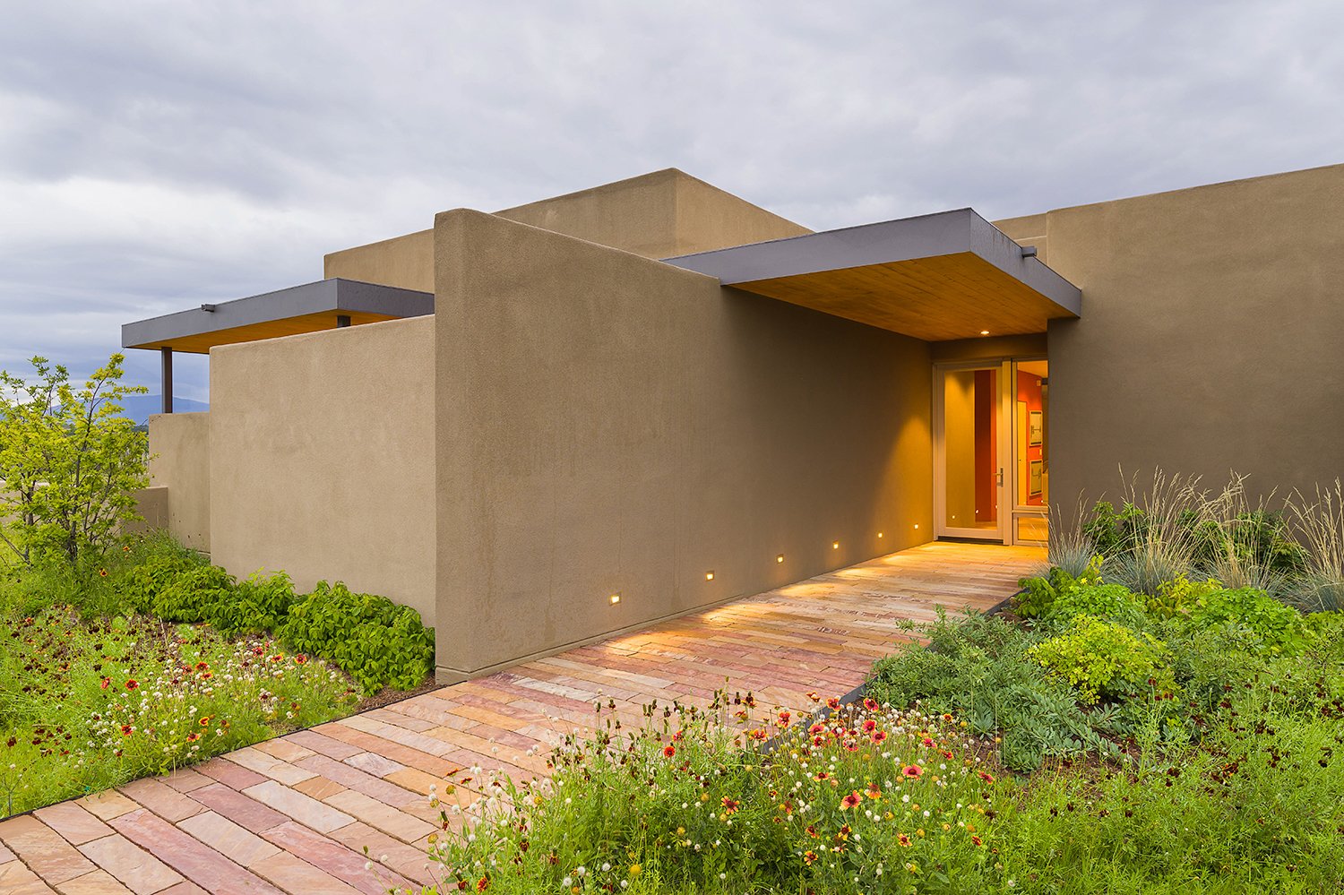 All of the following photographs were taken by Stephen Dunn about two years after the landscape was planted.