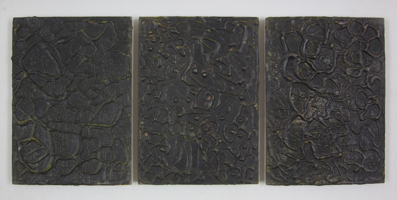 Triptych with Graphite