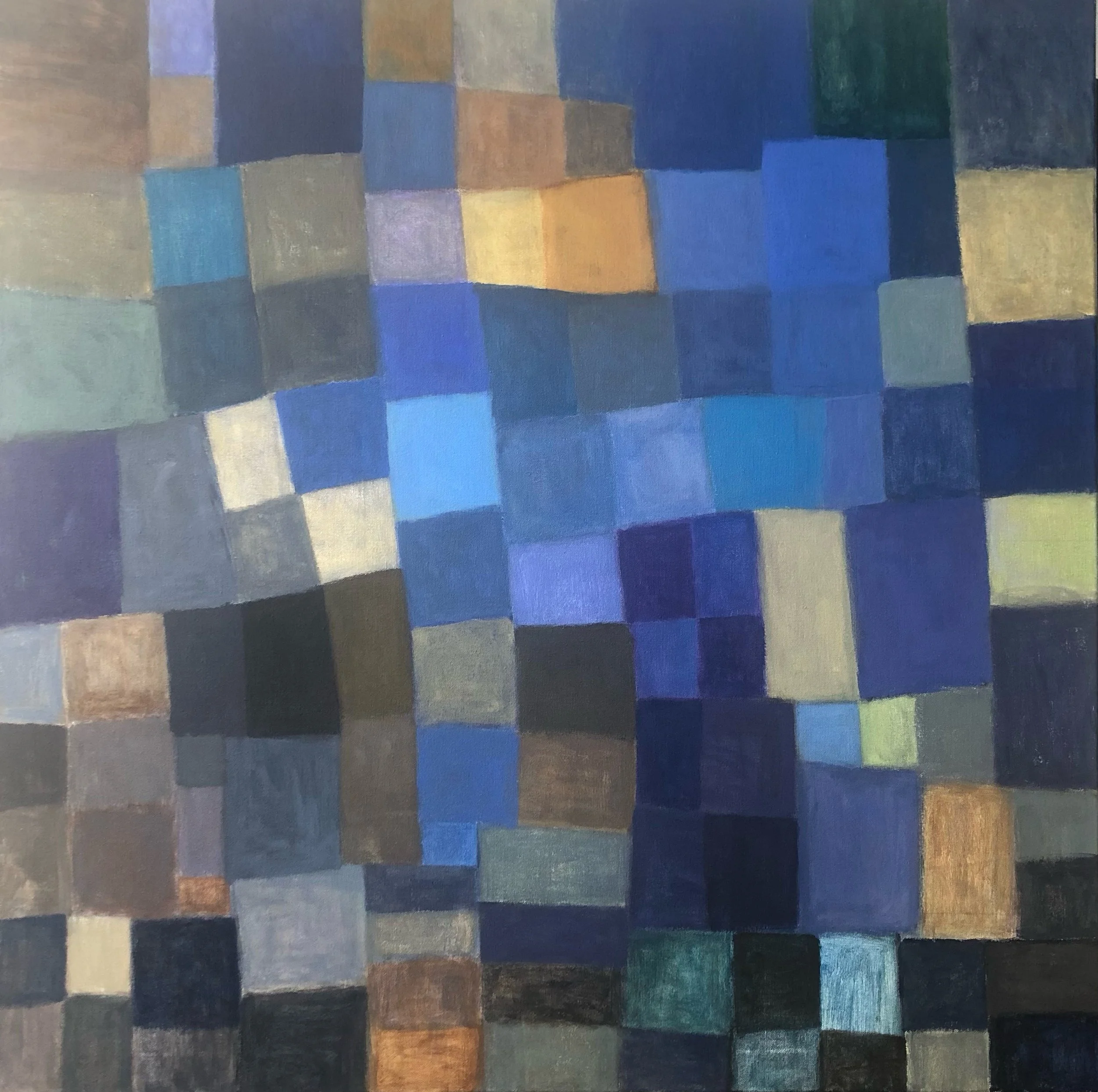 "Umber Meets Ultramarine"