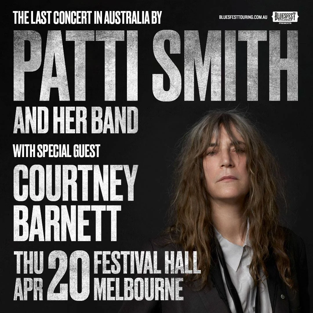 Courtney Barnett Opening for Patti Smith in April