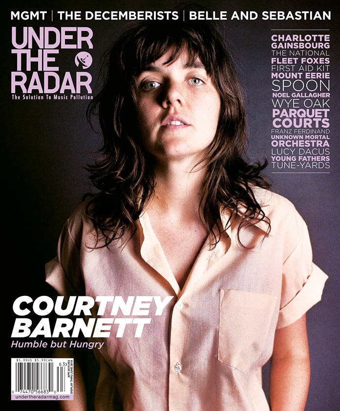Courtney Barnett on the cover of Under The Radar