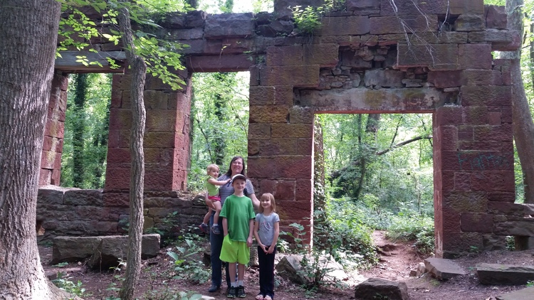 Ruins of Seneca Creeks' first mill circa 1732