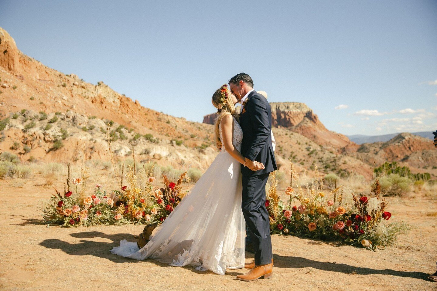 A love story as epic as the views at Ghost Ranch &middot;

Photo: @RileyRussil
Design + Florals: @Floriography_Flowers
Planning: @orangeseptember
Catering: @Walterburkecatering
Rentals: @copartyrentals

&middot;
&middot;

#santafewedding #santafeflor