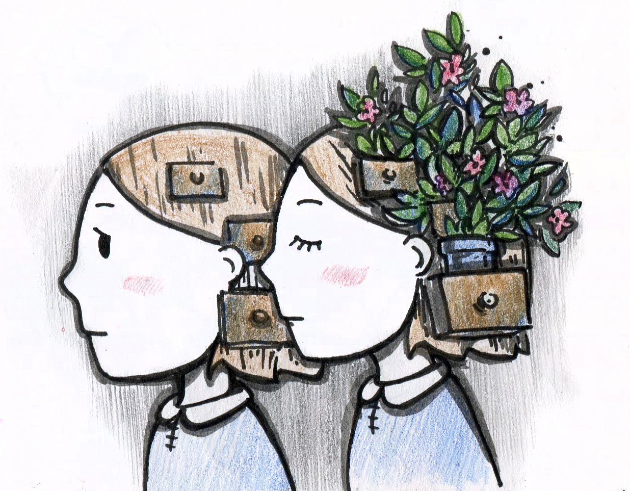 Drawers or flowers? Fragile flowers is the right answer. // Image credit Toma The Spook.