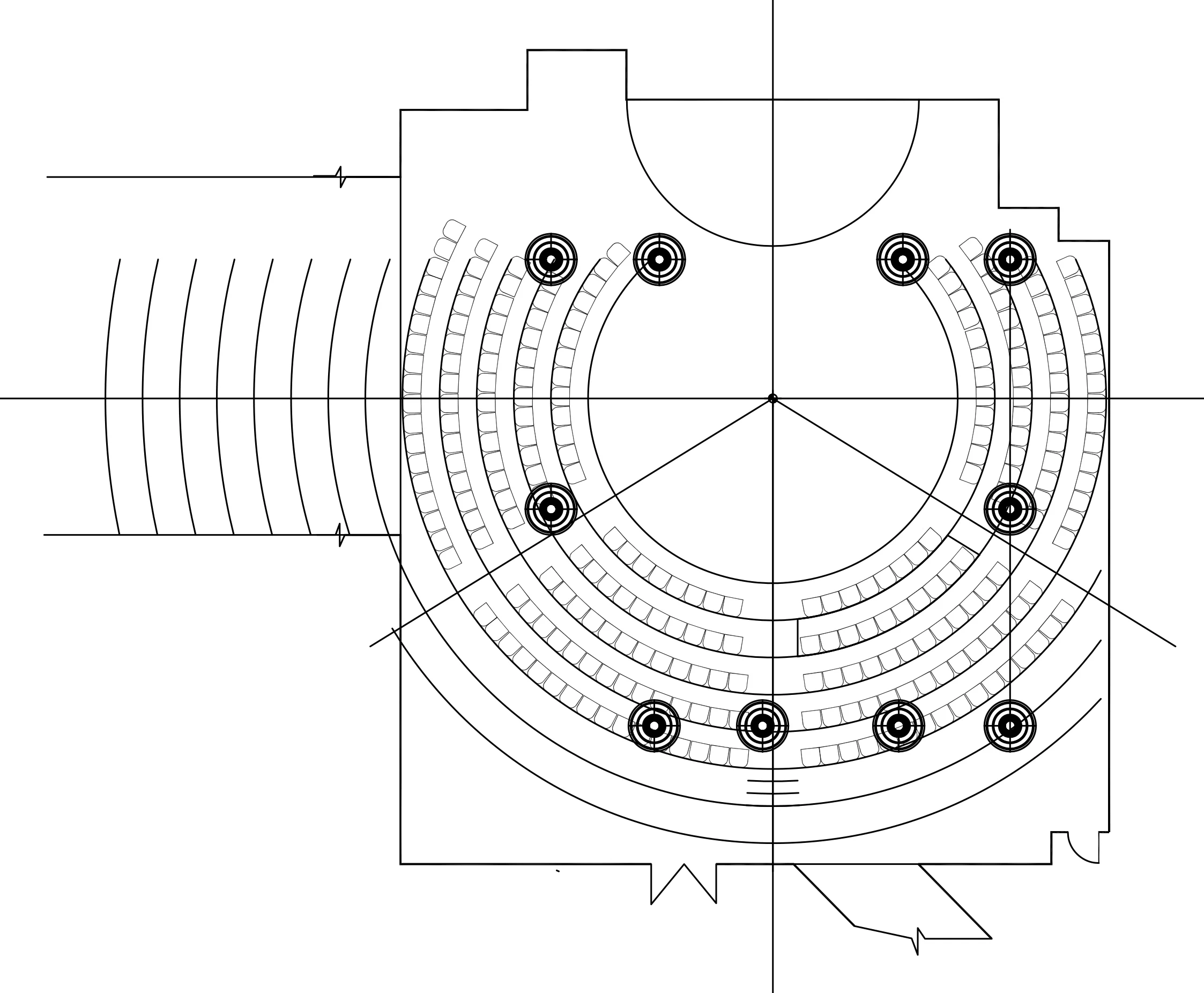 Plan du scénographe Claude Goyette.