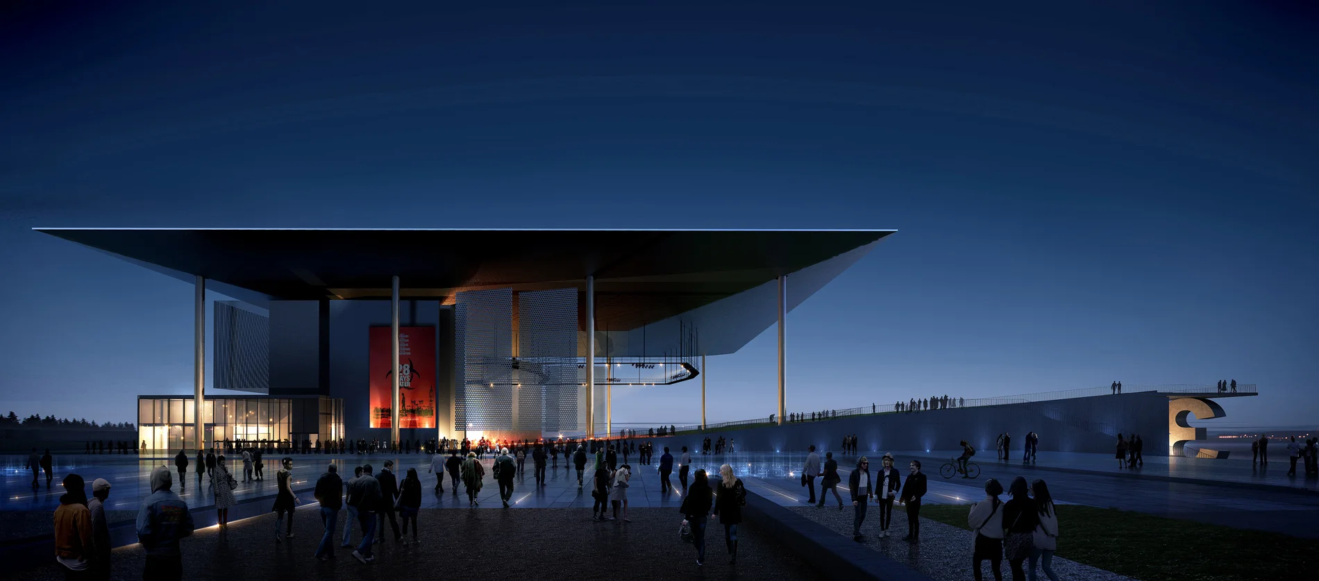 Image soumise au concours en 2011. Le soffite de toiture est de couleur noire. Image © mir.no