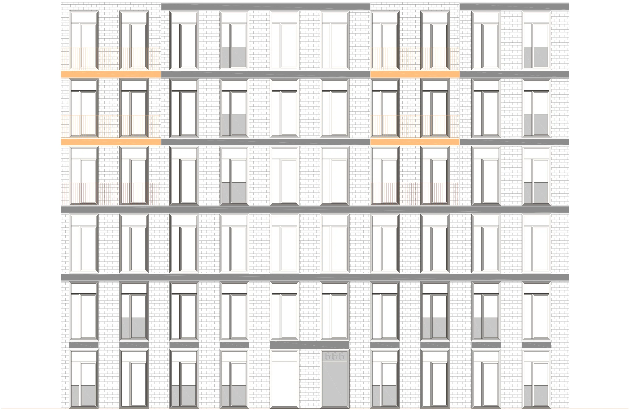 6 étages = densité 3.52