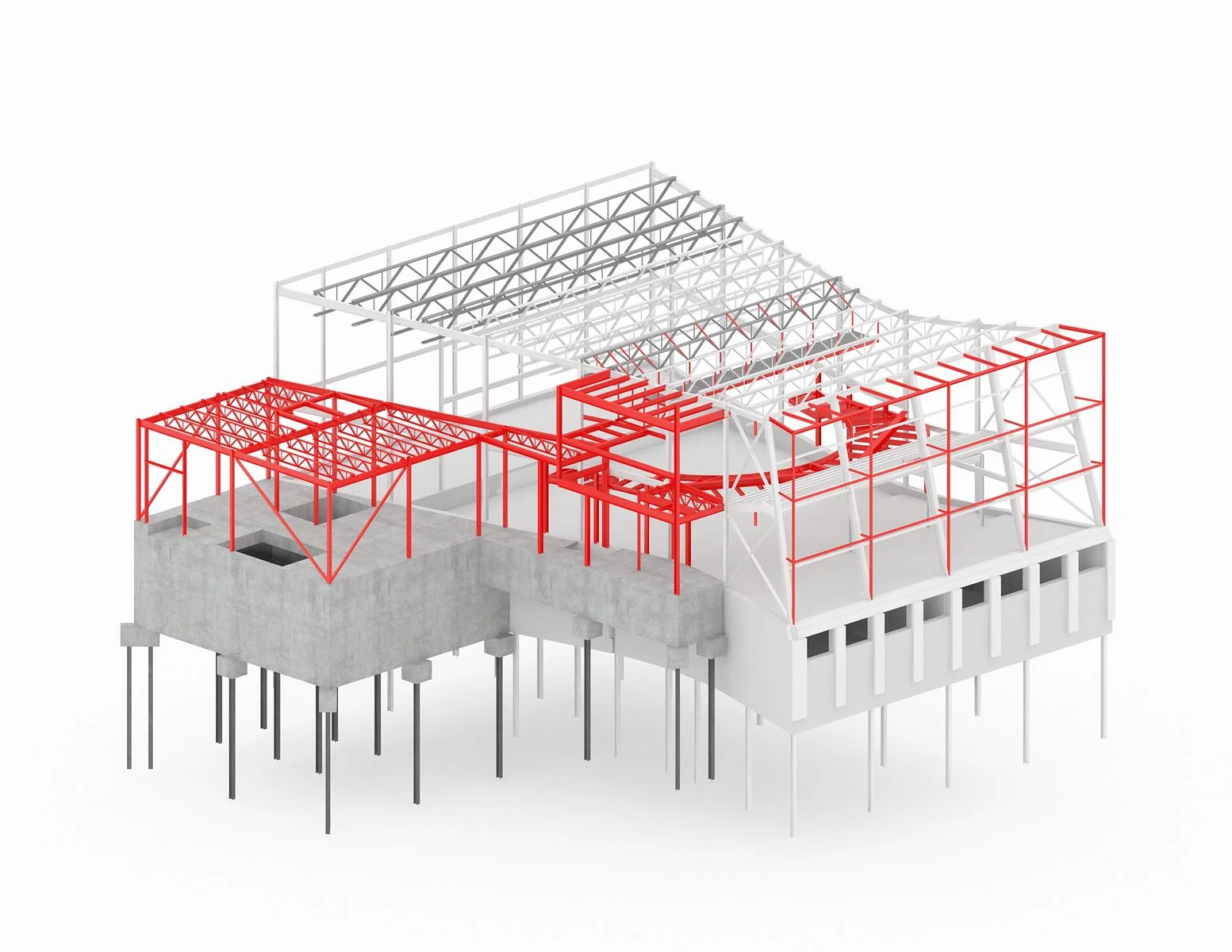 Le concept de structure en rouge développé par Latéral