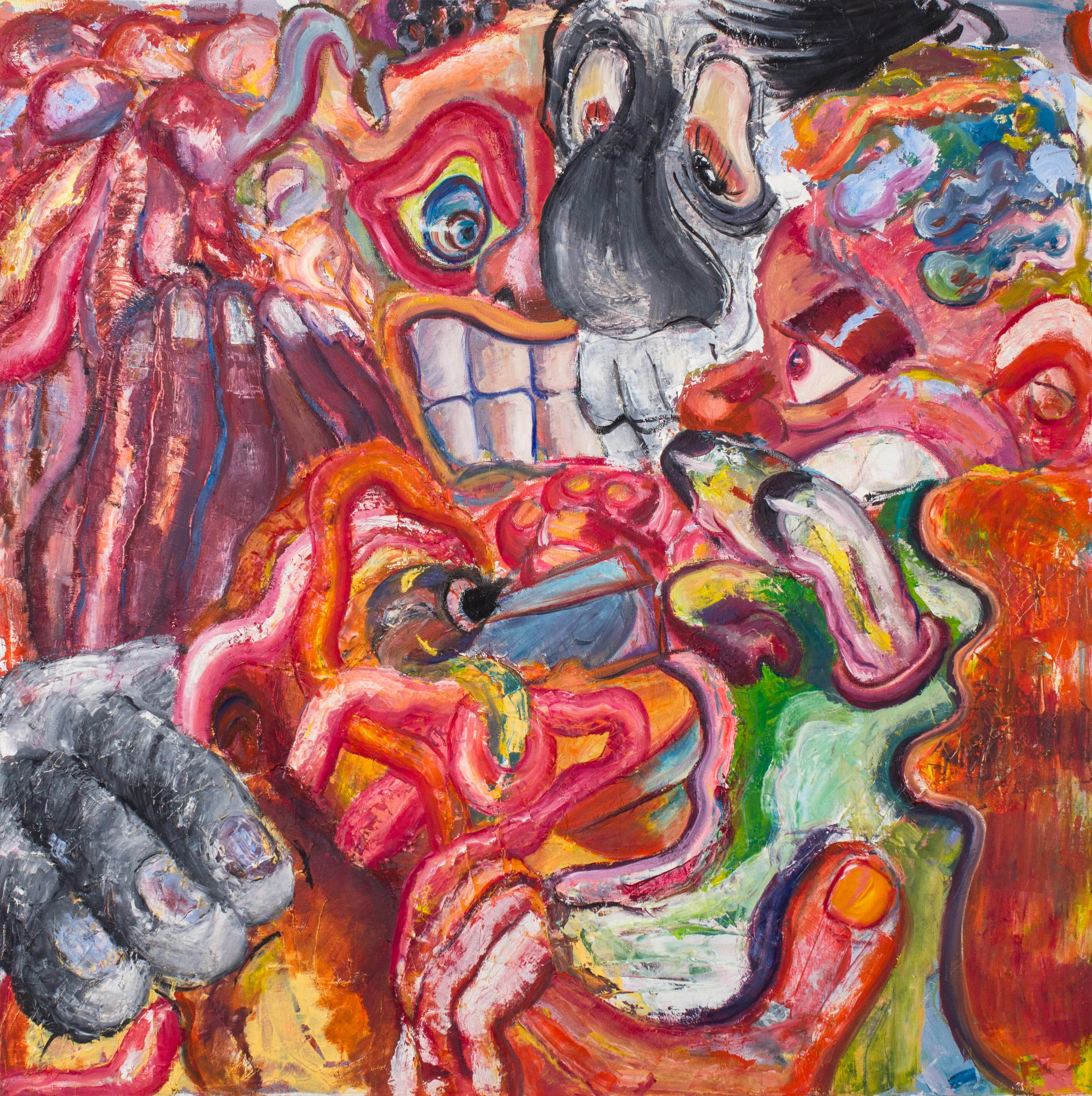 3‘ x 3’ , oil on canvas, 2017