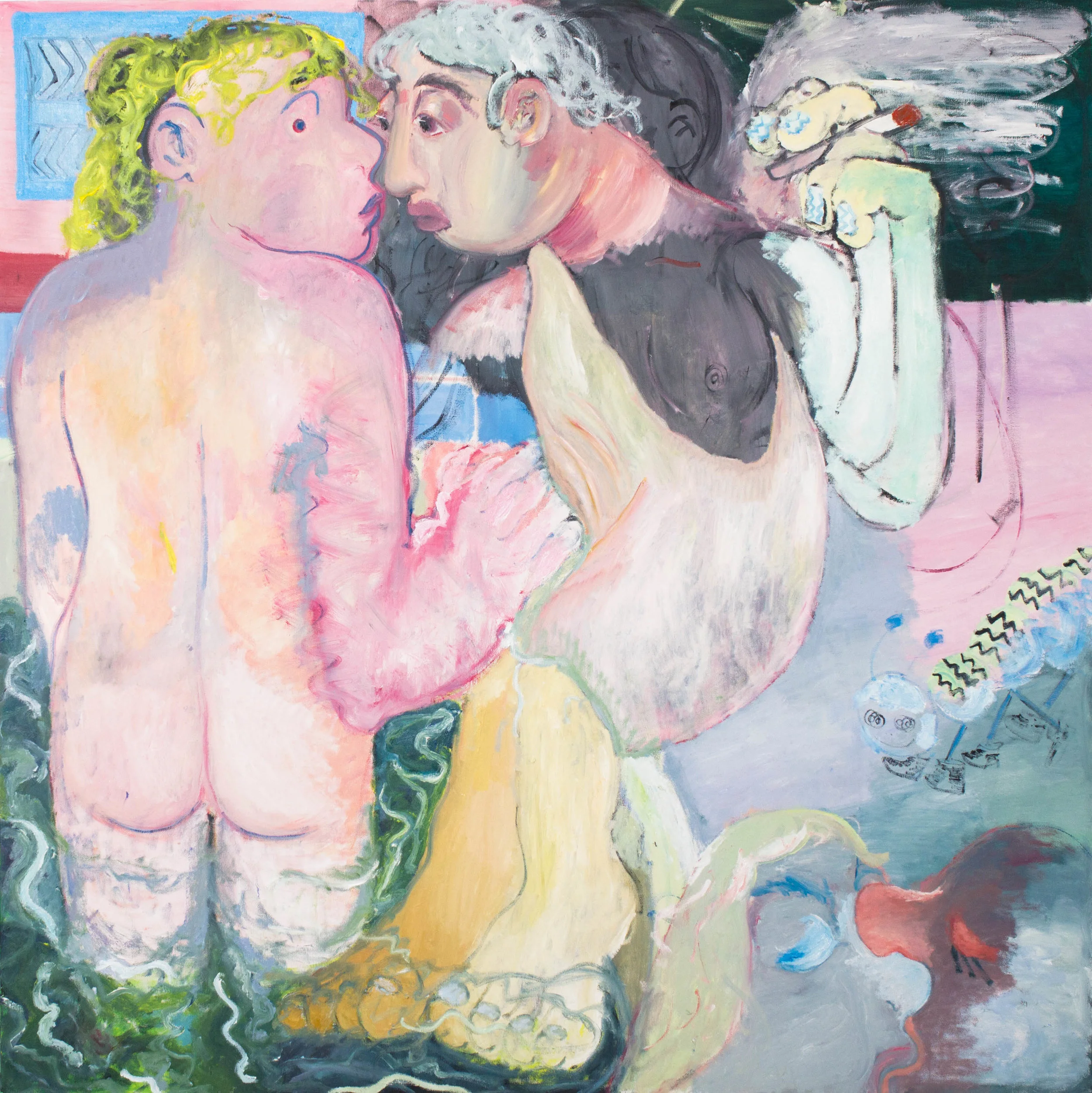4‘ x 4’ , oil on canvas, 2019