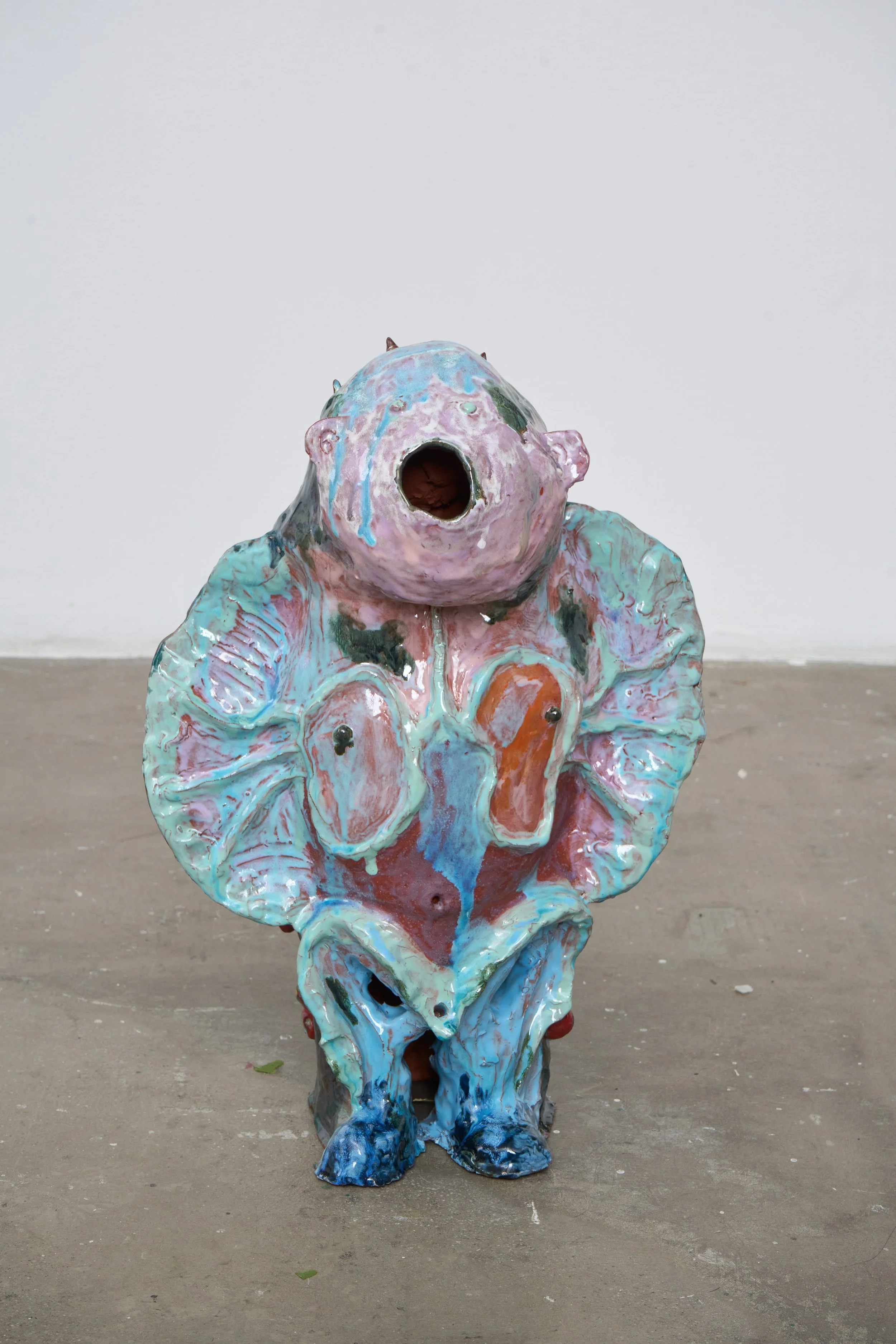   Mouth Breather   2026  Glazed Ceramic  19 x 13 x 7”    
