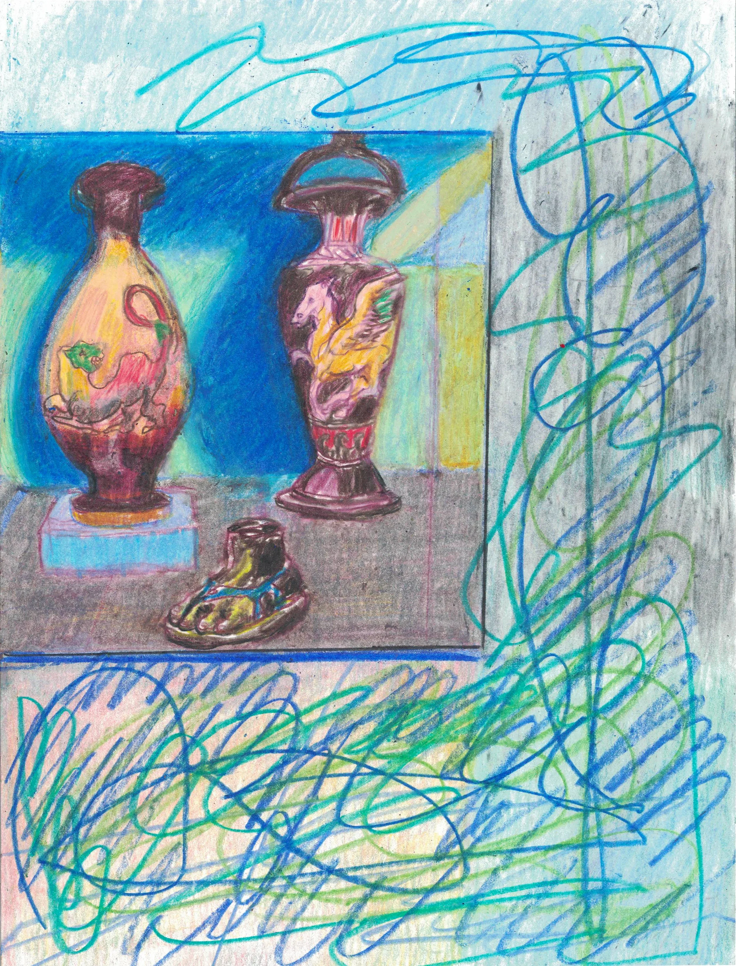  9×12”, color pencil on paper, 2026 