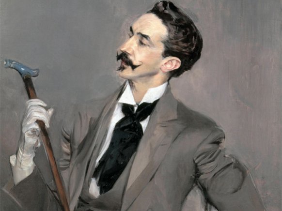 Whistler's portrait of Comte Robert de Montesquieu, said to be the model for the Baron de Charlus. Luxus.welt 