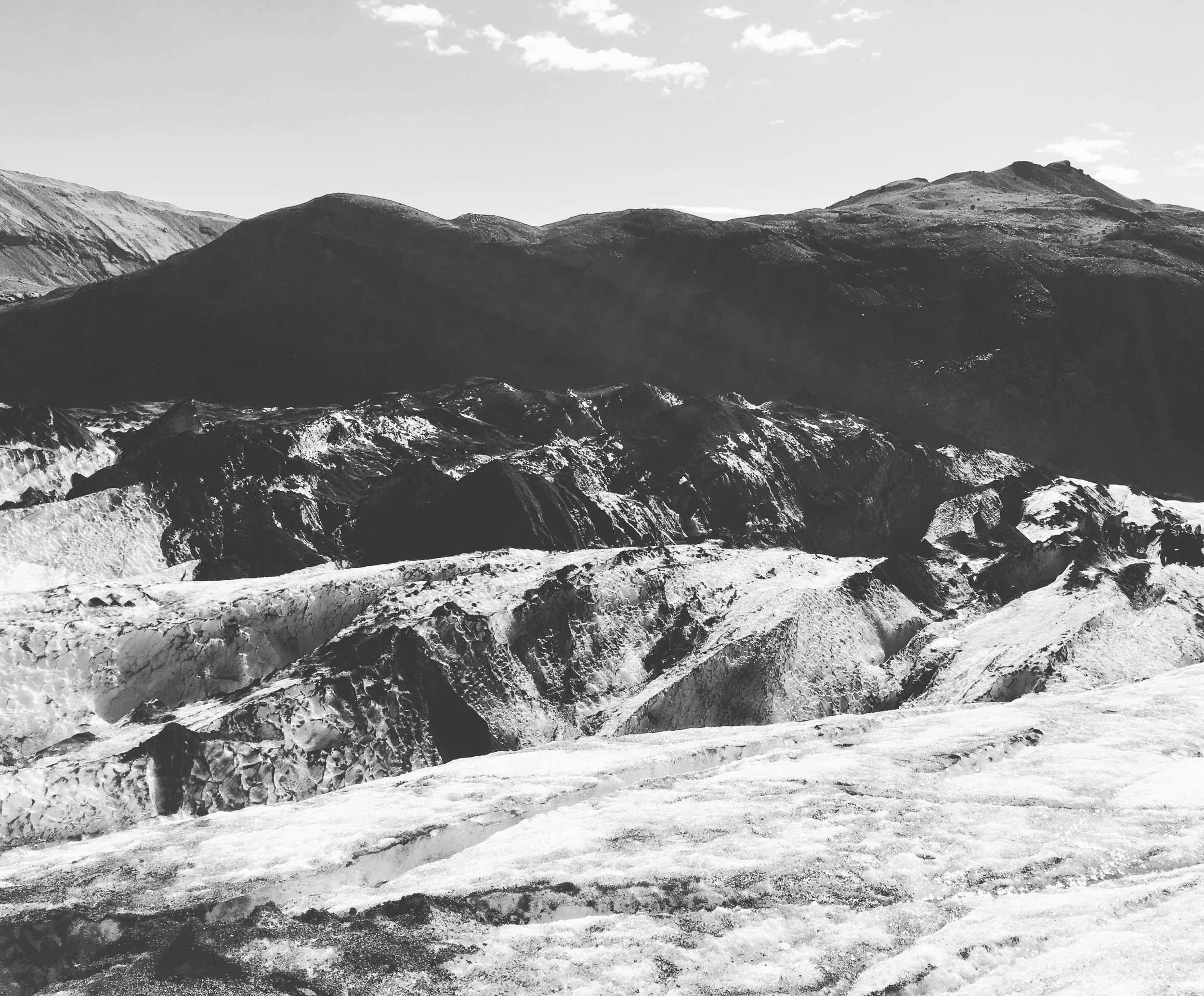 Solheimajokull glacier 