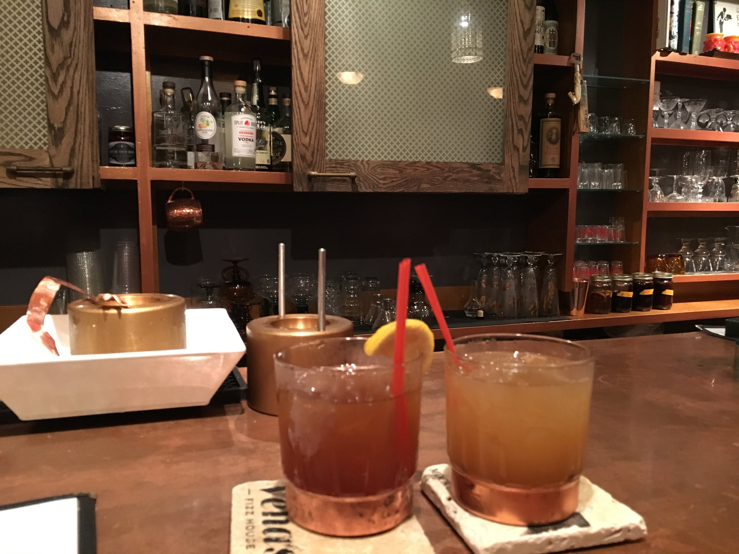 Vena's Fizz House has amazing cocktails and also sells vintage cocktail gear and the most extensive selection of bitters I've ever seen