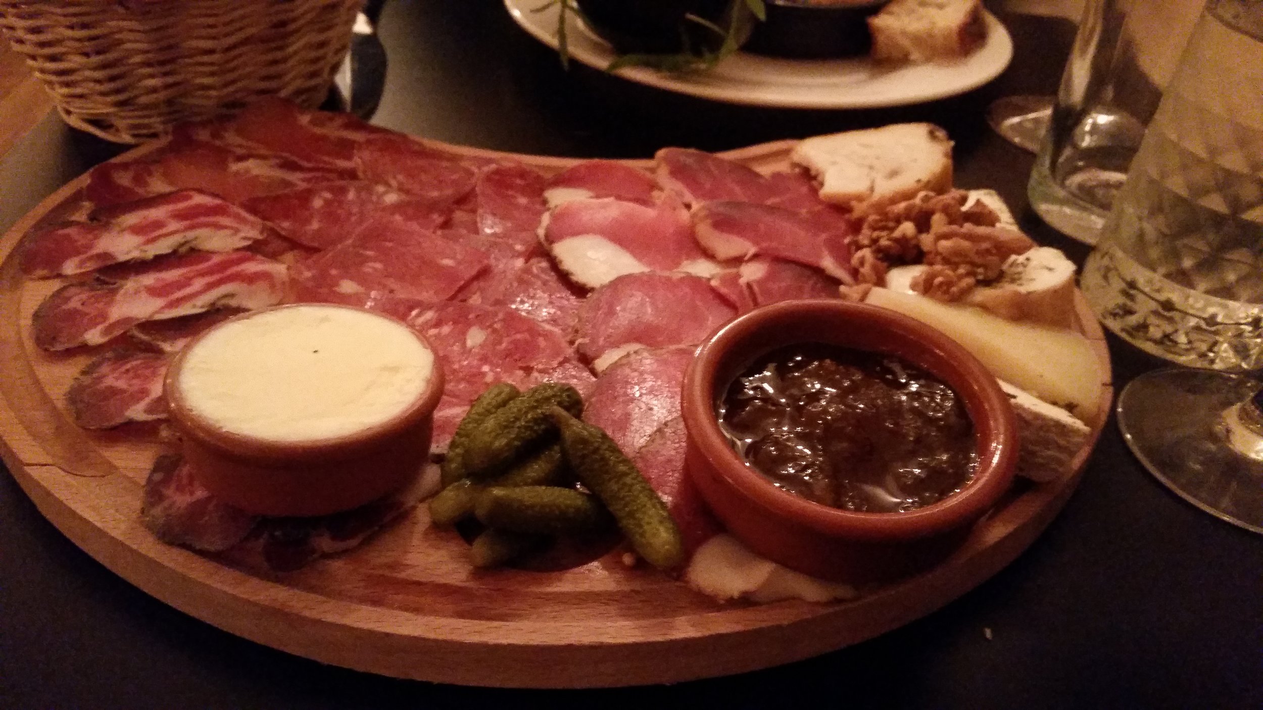 Corsican charcuterie at U Mulinu.