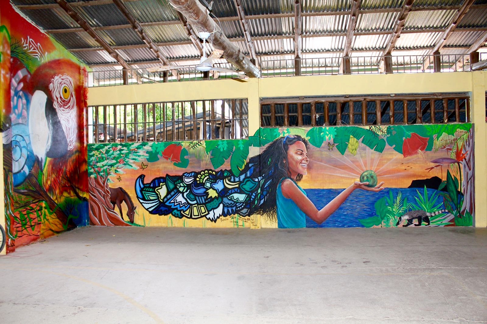 The final mural