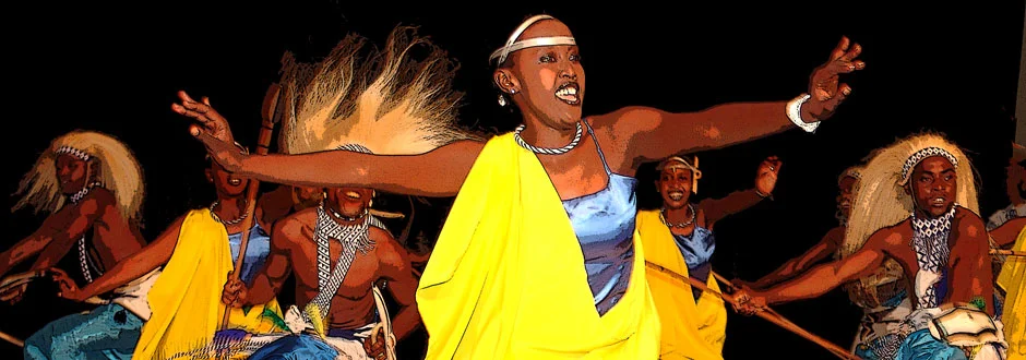 Music and dance are an integral part of Rwandan ceremonies, festivals, social gatherings, and storytelling