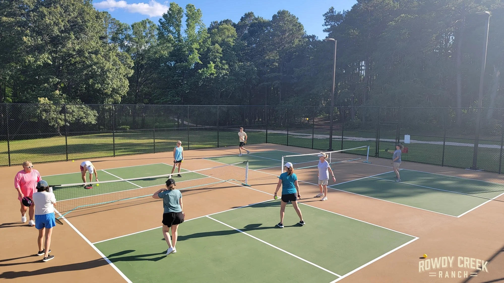 Rowdy Creek Ranch — Pickleball Courts