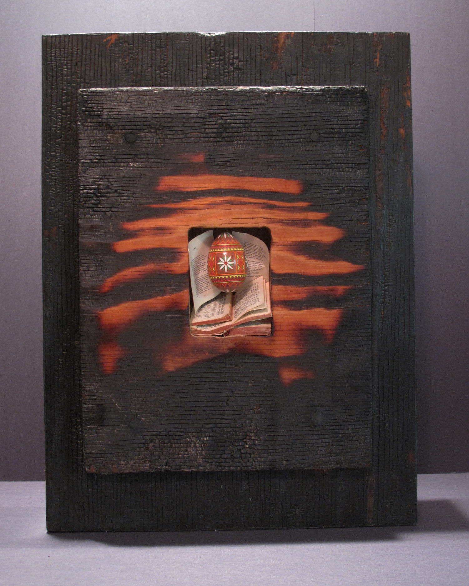 2bd(2) - Two-Faced back view, torched wood, mixed media, 20x14x4 in. 1995.jpg