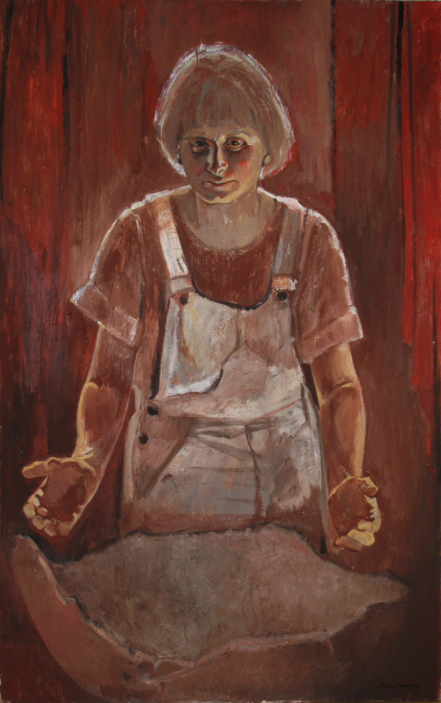 5da(0) -The Vessel (Portrait of Betty),oil, wax on linen, 65x41 in. 2004.jpg