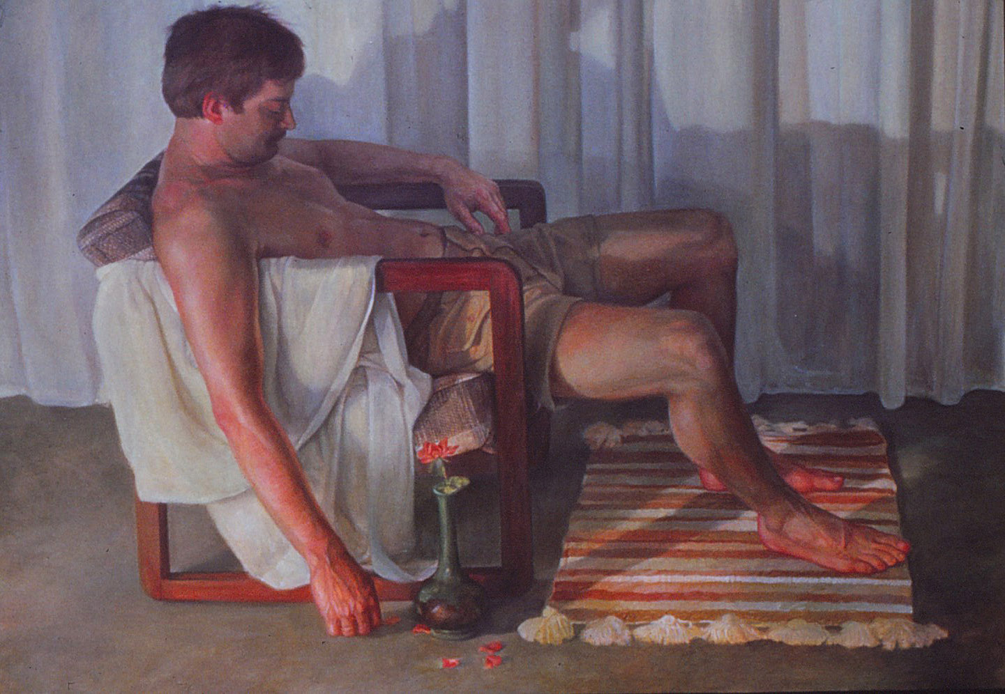 5dm - The Death of Machismo- oil on canvas, 50x72 in., 1985.jpg