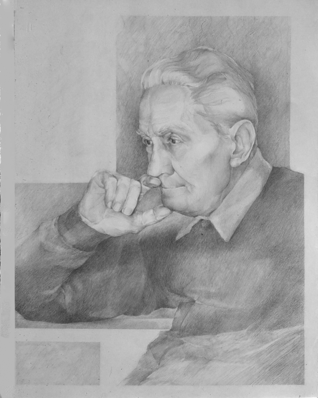 5dw - Of The Cross- pencil on paper, 24x36 in., 1978.jpg
