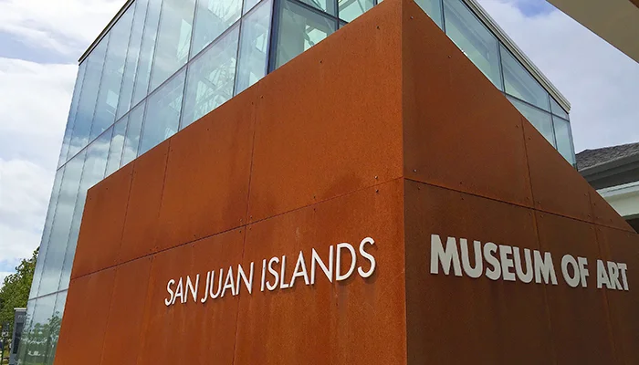 San Juan Islands Museum of Art and its Cool Foyer