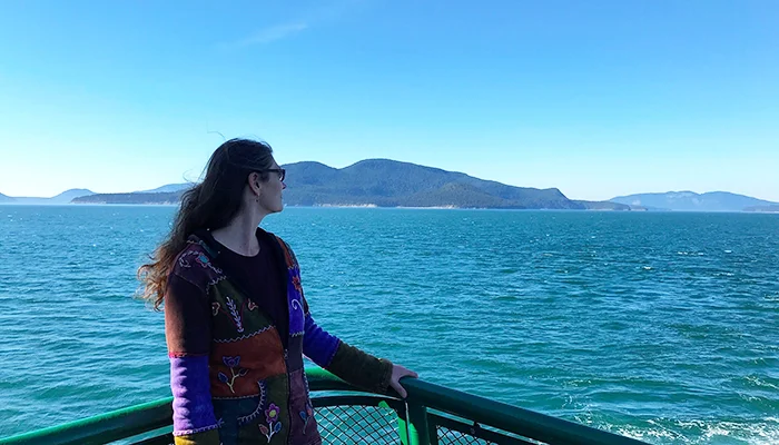 Looking out from the Ferry