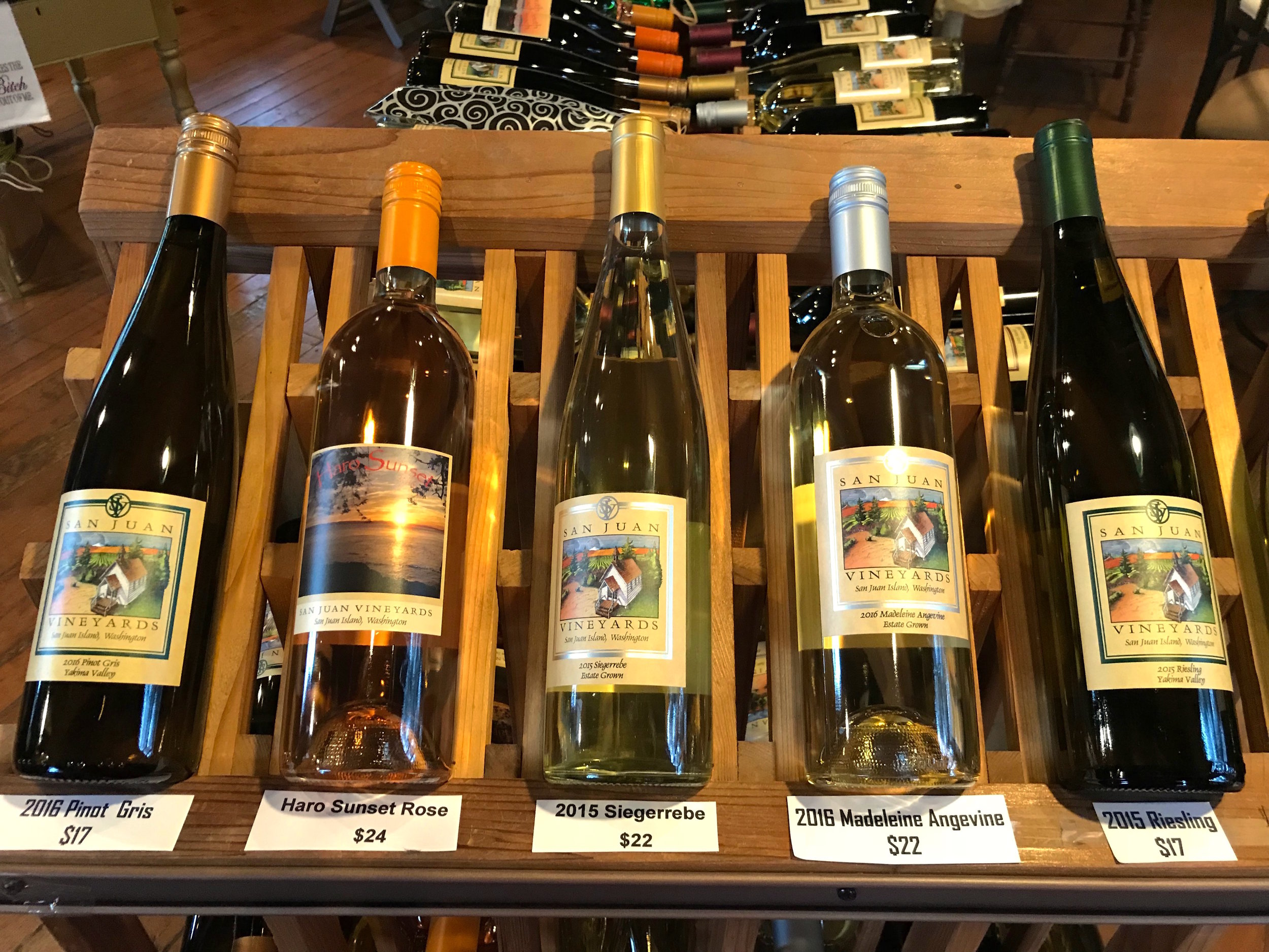 A local Bottle of Wine is always a wonderful Gift