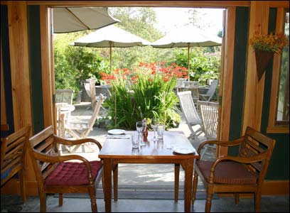 Garden Oasis at the Back Door Kitchen