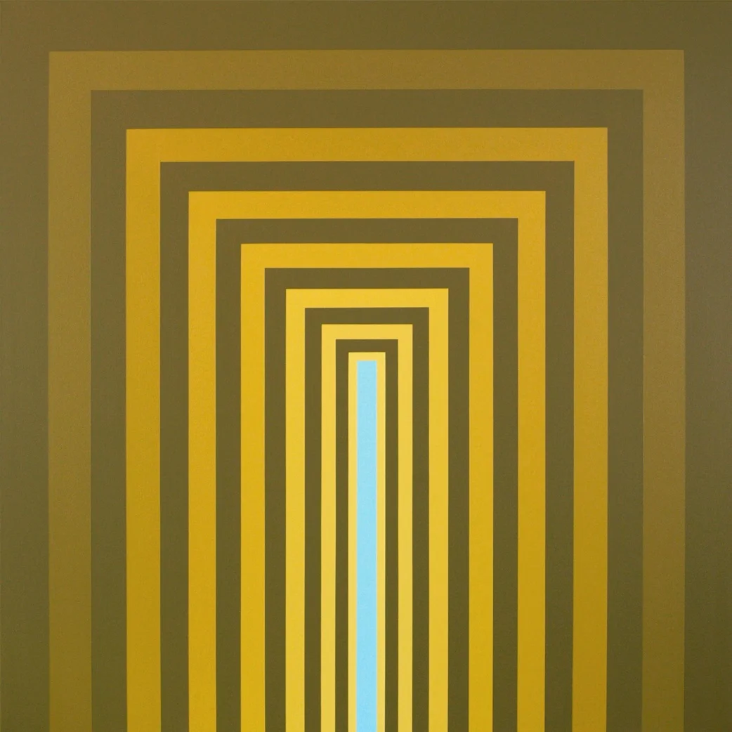 BLARE 48”x48” acrylic on canvas Available via Dimmitt Contemporary Art