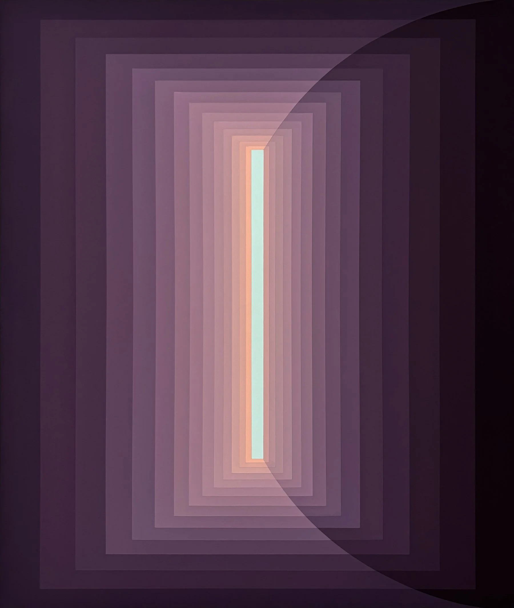   INNERVISON 3  flashe paint on canvas 40 × 34 inches SOLD 