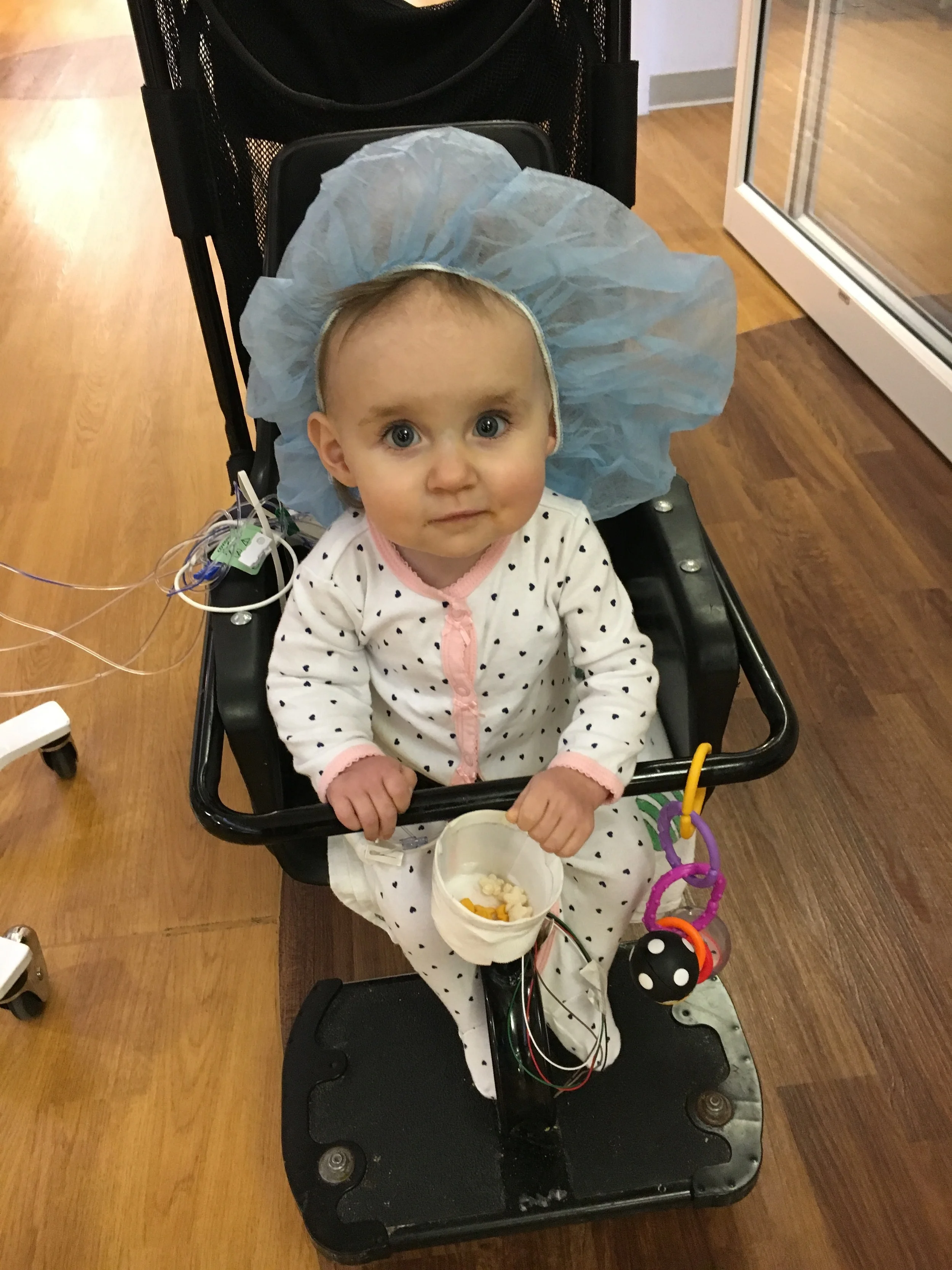 Doctor Chloe making her rounds on the unit. #RoehlingHearts