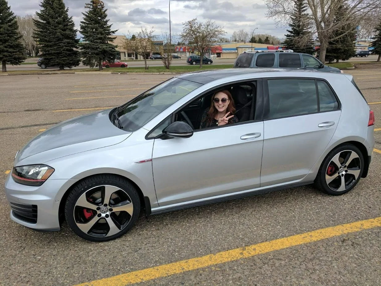 As a graduation gift I bought myself a 2017 Golf GTI! I just love her so much, she's so zoomy!
