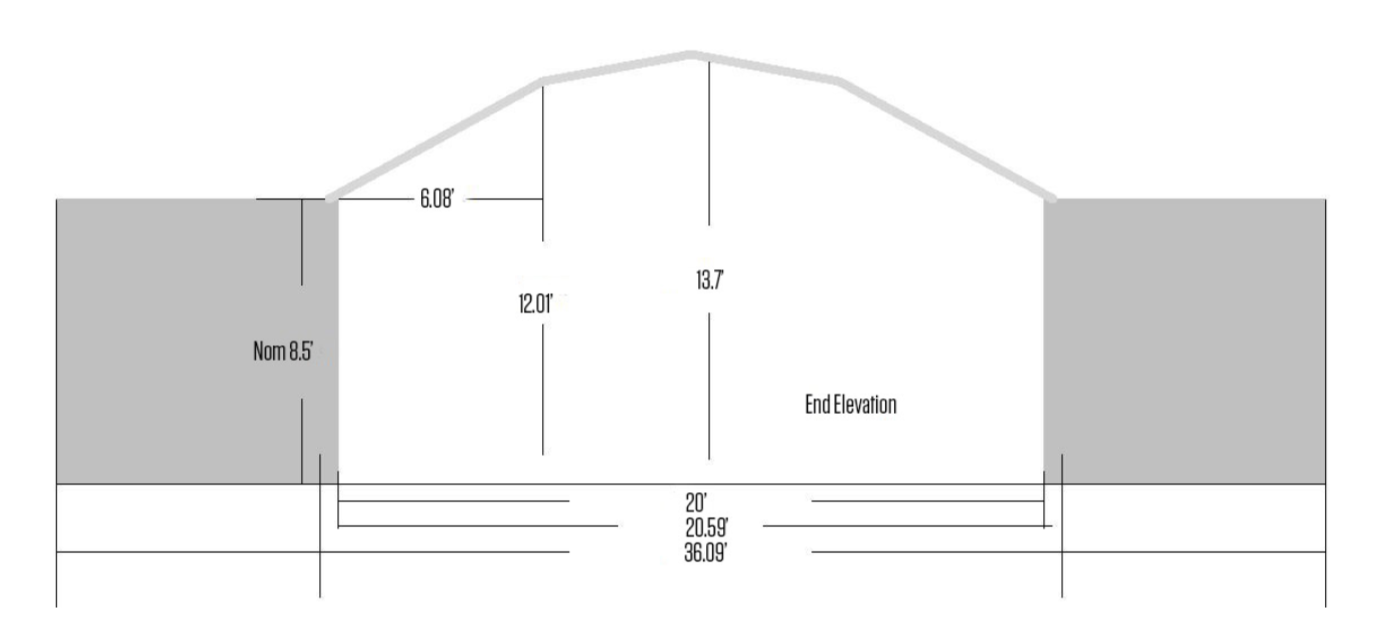 Gambrel 20'
