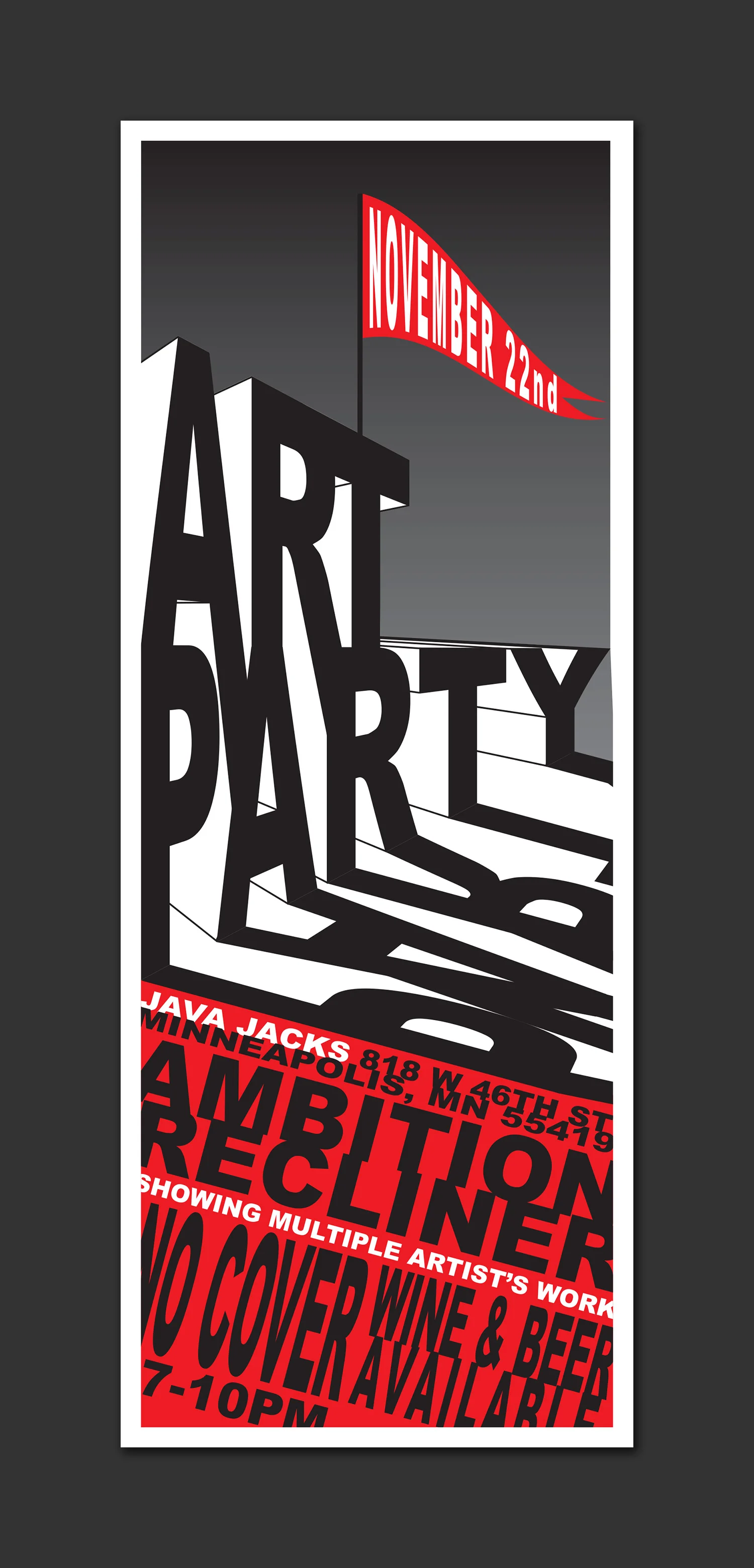 Art Party (Ambition Recliner/Java Jacks)