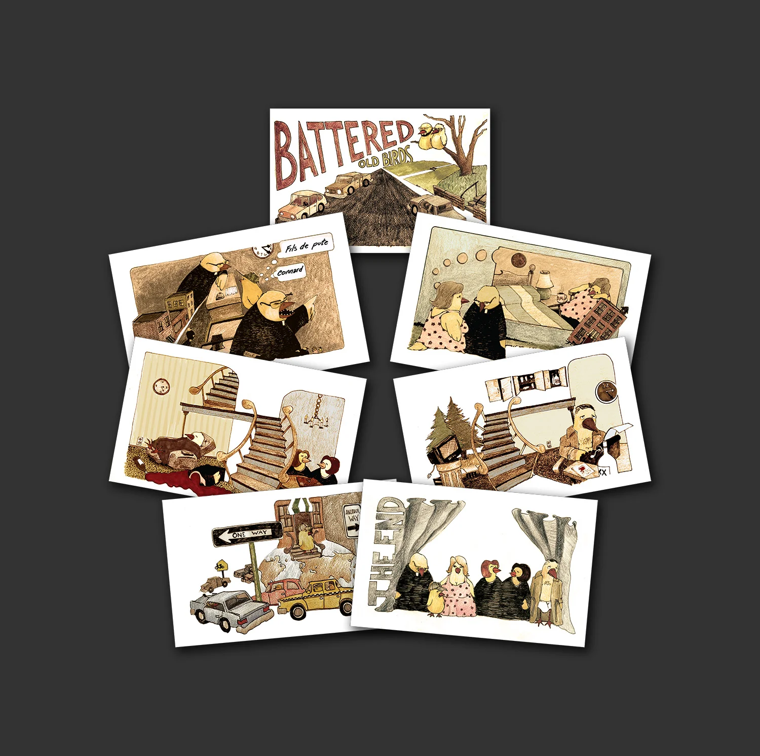 Battered old Birds - (expert from the Urban Fox Gazette)