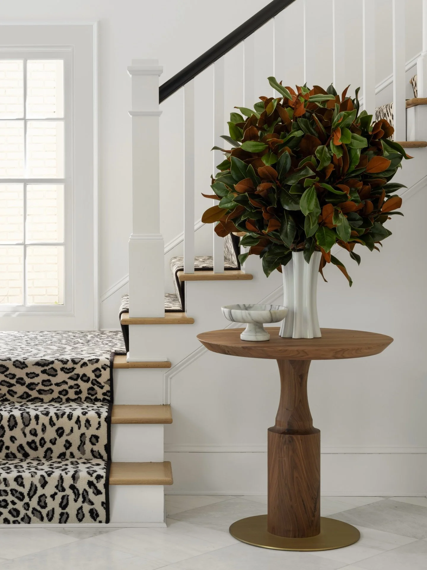 A magnolia moment&mdash;quietly festive, timelessly Southern. #misterandmrssharp #magnolia #christmas photography: @rusticwhiteinteriors