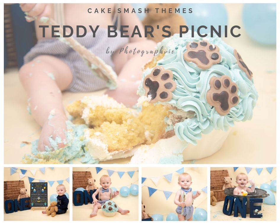 Teddy Bears Picnic Cake Smash Photoshoot