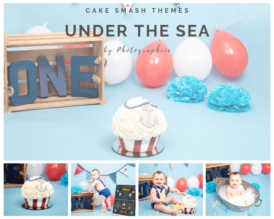 Under the Sea Cake Smash Photoshoot