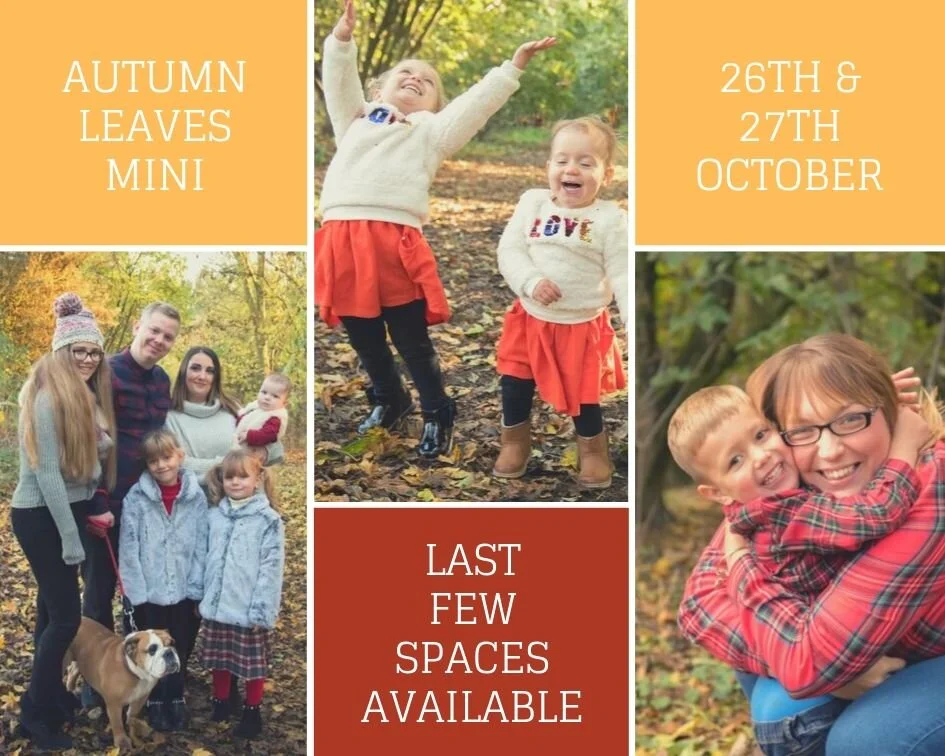 Last few spaces for our popular Autumn Mini Session