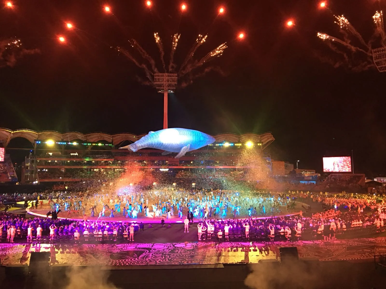 Taken from the opening ceremony of the Gold Coast Commonwealth Games 2018