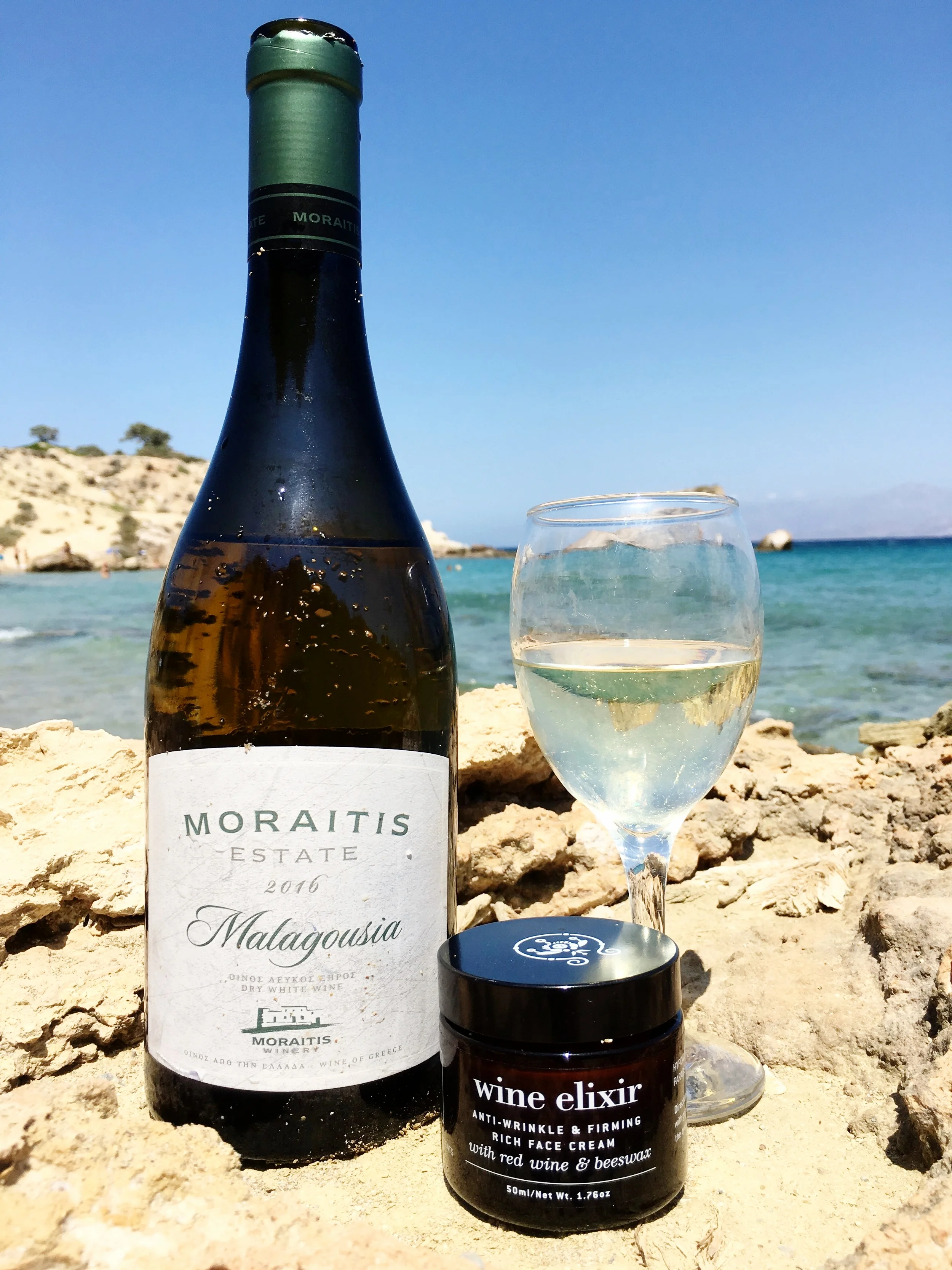 red wine skin care products