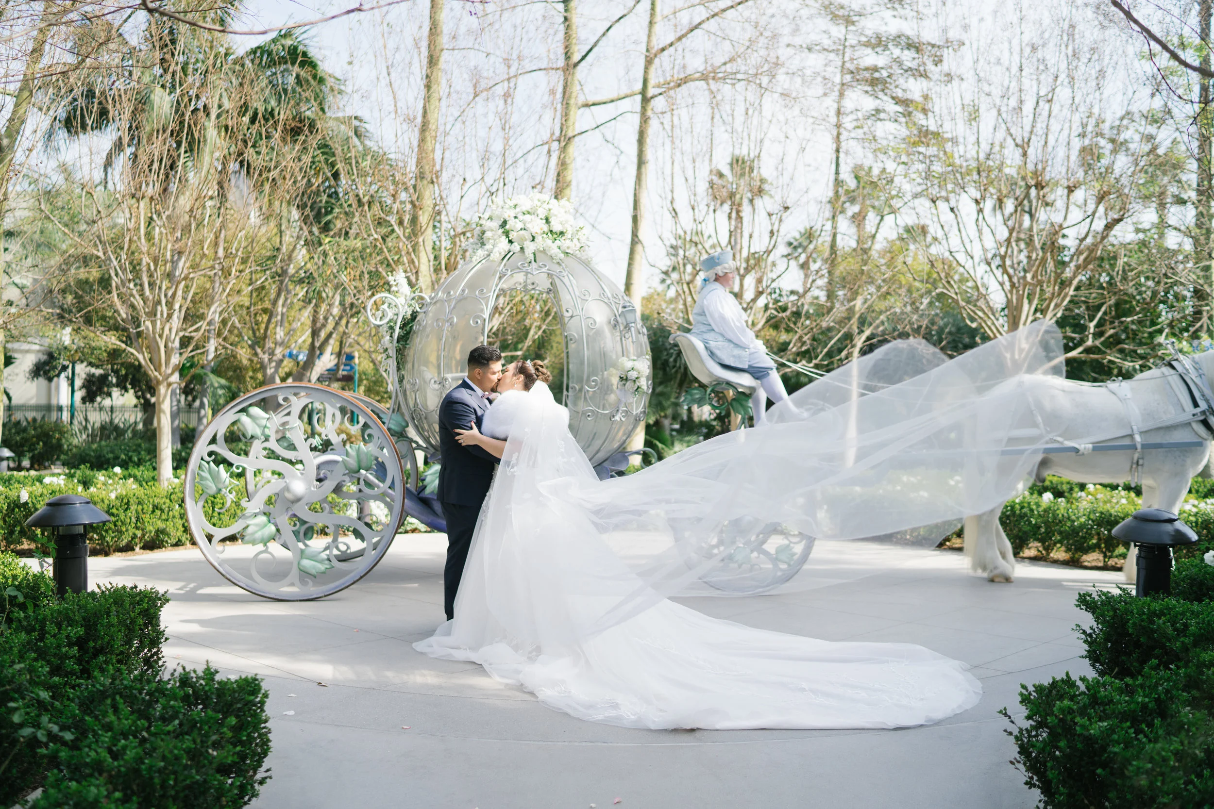 Disney's Rose Court Garden Wedding (Tauni & Sergio)