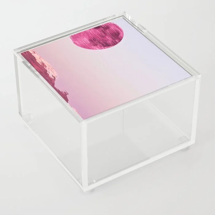 vibrant lunation | acrylic box