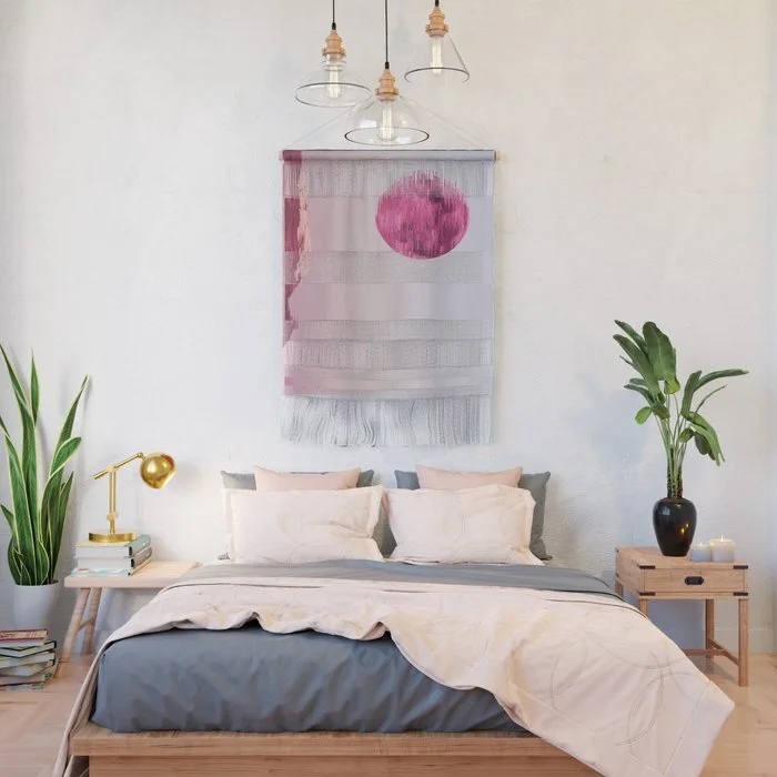 vibrant lunation | wall hanging