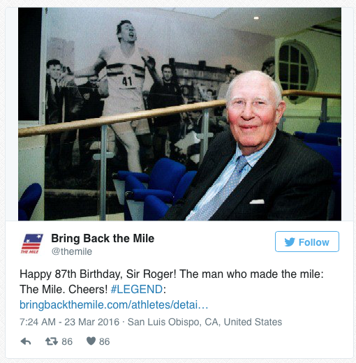 TWITTER - BRING BACK THE MILE