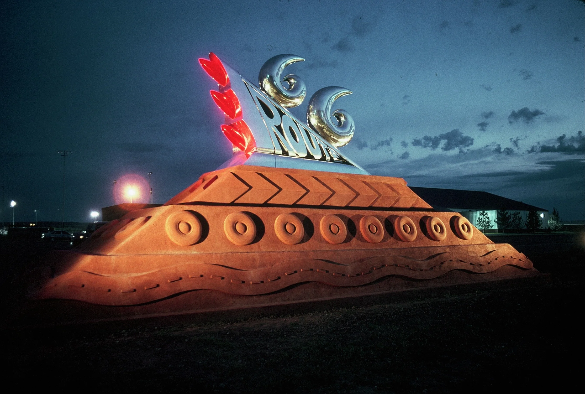 Thomas Coffin - Route 66 Monument "Roadside Attraction", New Mexico Arts Commission and New Mexico Highway Department - Tucumcari, New Mexico